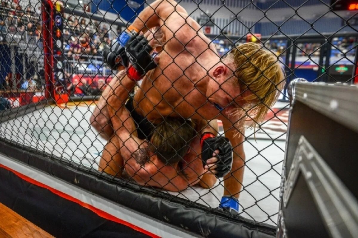    В Сочи боец ММА Ахмед Алиев стал новым чемпионом AMC Fight Nights