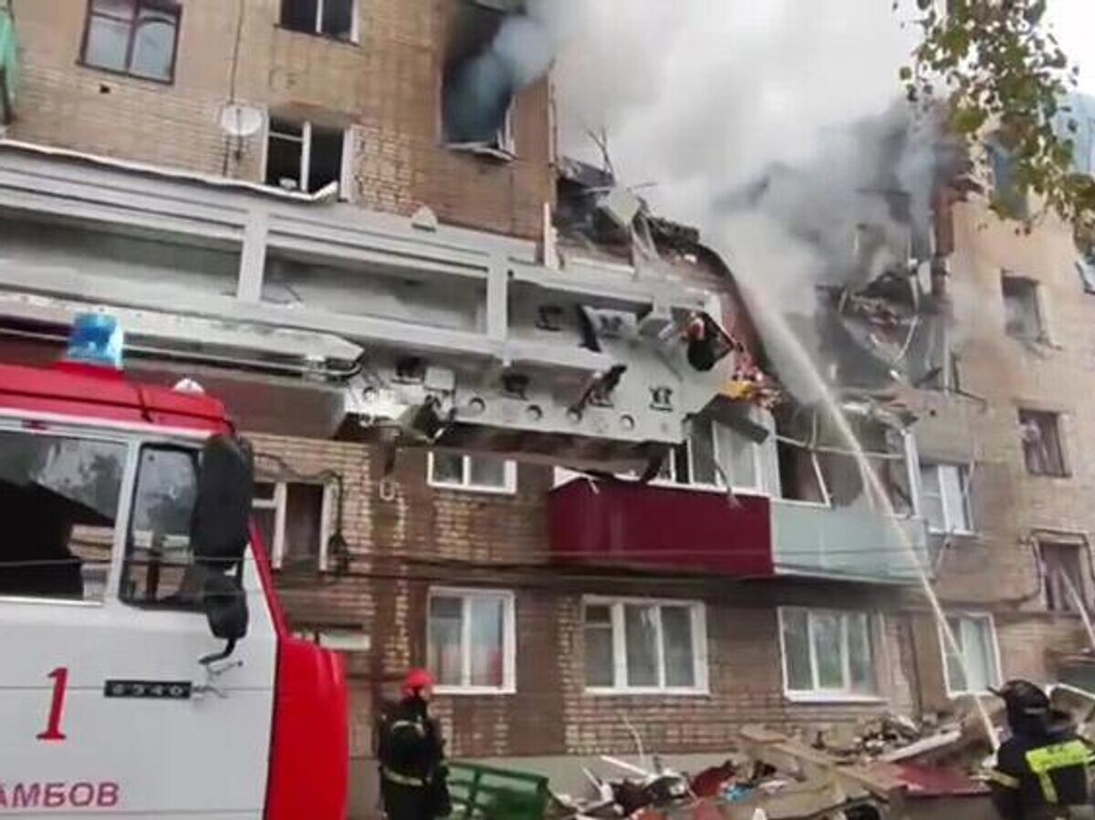    Взрыв газа в жилом доме в Тамбовской области© РИА Новости / МЧС РФ