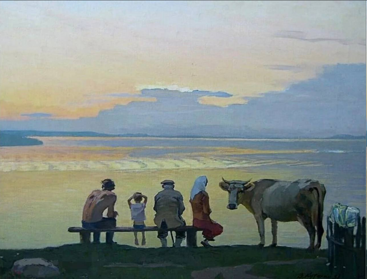 Владимир Кутилин. «Вечереет». 1961