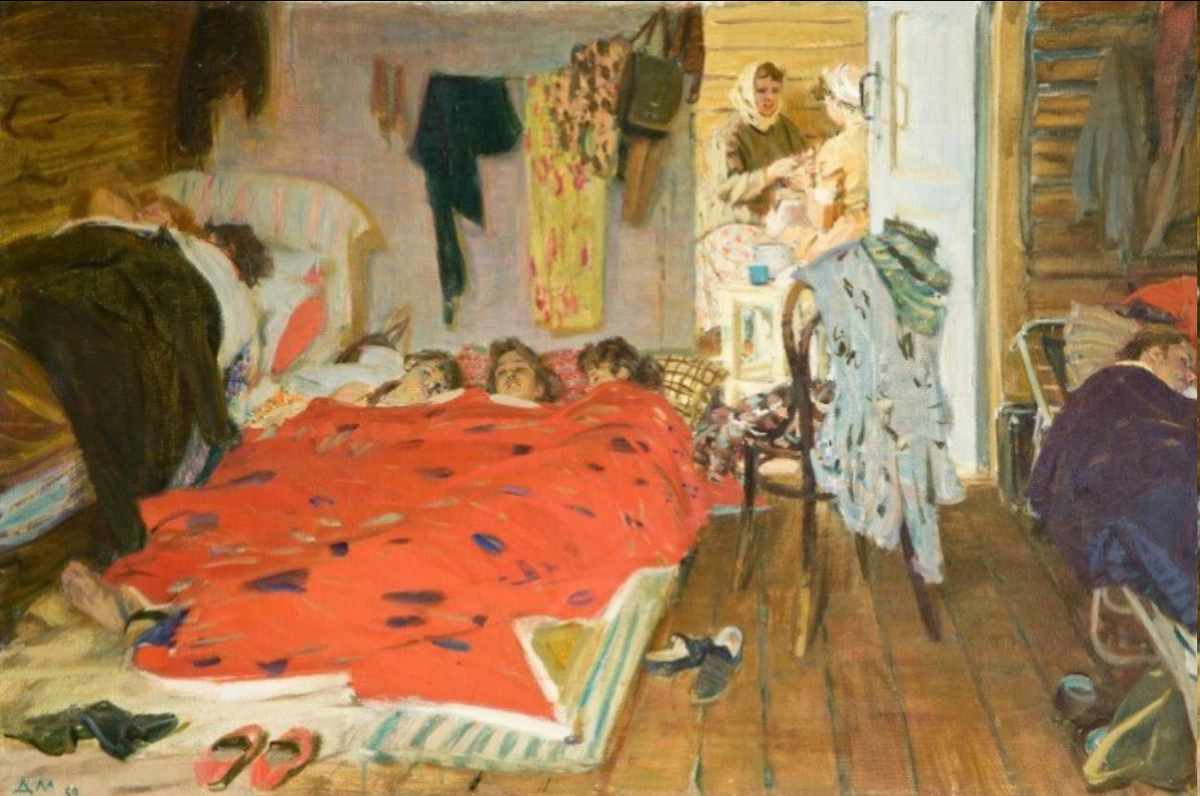 Дмитрий Мочальский. «Первое утро. Гостеприимство». 1959