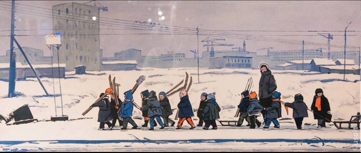 Таисия Скородумова. «На окраине». 1953