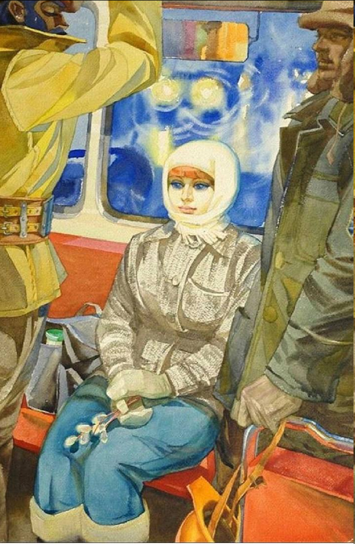 Ильдар Ахмадеев. «На вахту». 1965