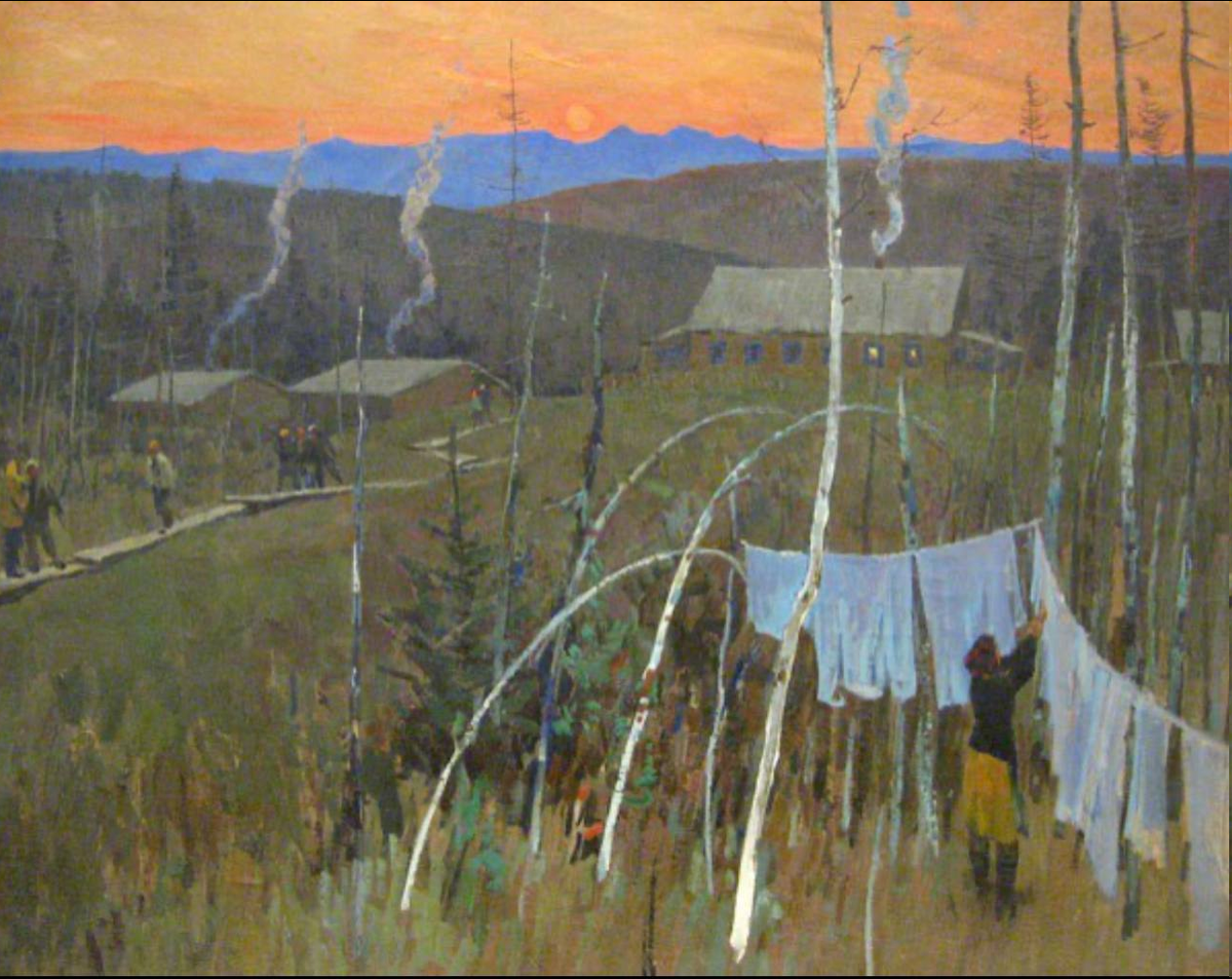 Юрий Подляский. «Рабочий посёлок». 1977