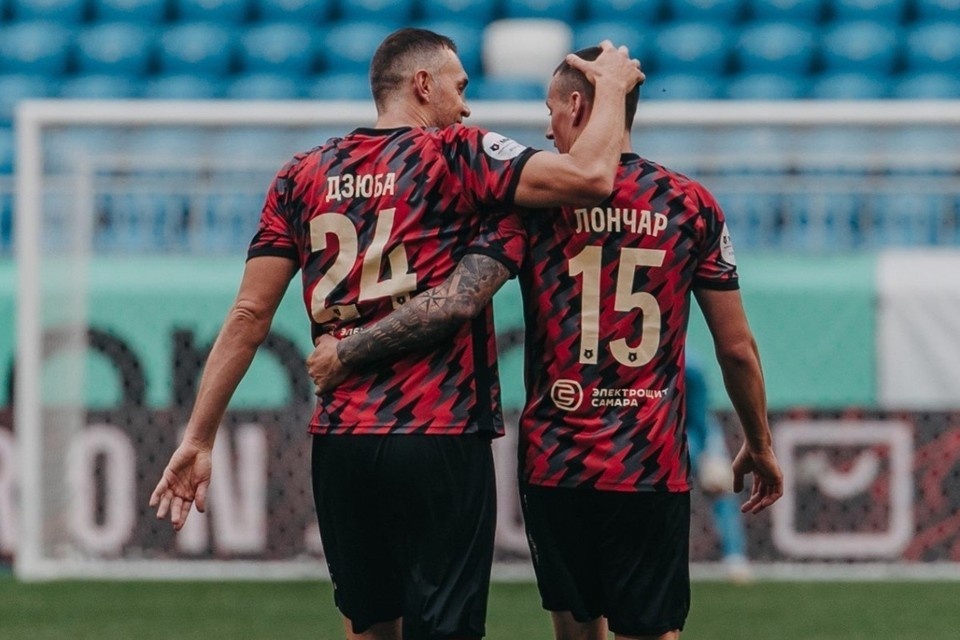    Игроки «Акрона» ощутили потерю Дзюбы в мачте с «Зенитом» / Фото: ФК «Акрон» (Тольятти)