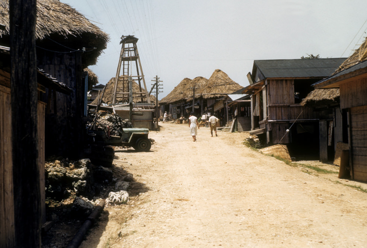 Старое фото Окинавы 1950г