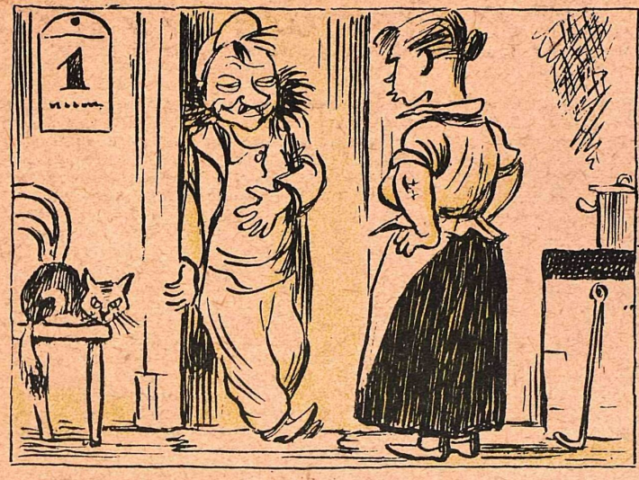 Художник Н. Радлов журнал "Крокодил" №35 1938