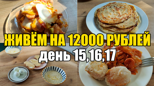 Живём на 12000 в месяц/Экономное меню на семью из 4 человек