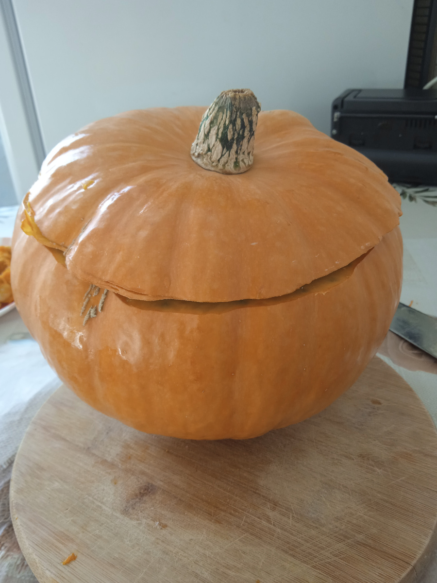 Тыква с мясом.