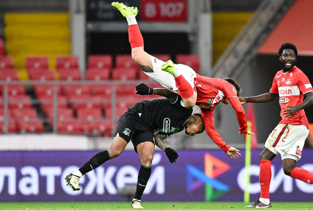 "Спартак" в матче с "Краснодаром" был крайне неубедителен. Фото: ФК "Краснодар"
