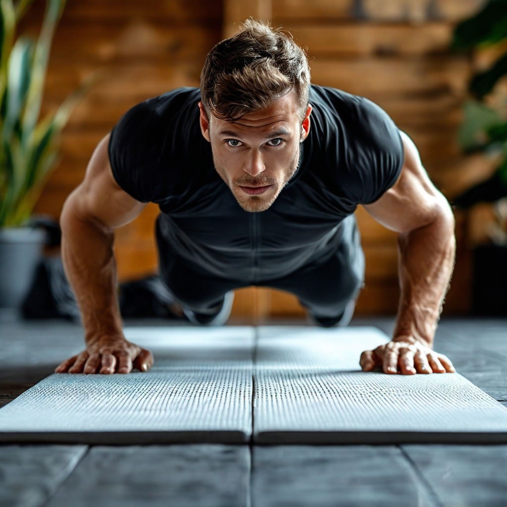 Отжимания: одно из самый простых и эффективных упражнений.