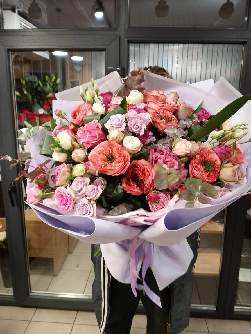 Букет за 13 тыщ и моя макушка