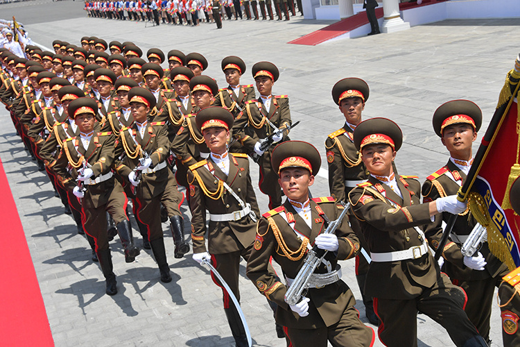    Расходы КНДР на оборону в 2023 году составили 15,9% бюджета.   
Фото: Kim Jae-Hwan/Keystone Press Agency / www.globallookpress.com