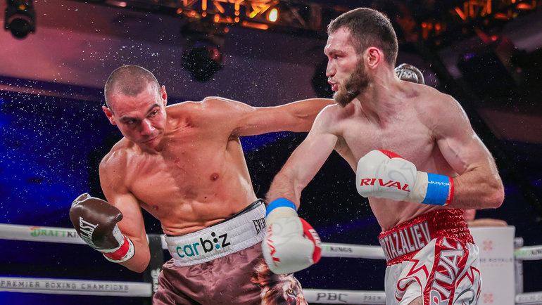    Тим Цзю и Бахрам Муртазалиев. Getty Images