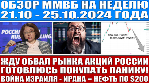 Гигантский обзор рынка / ЖДЁМ ОБВАЛА РЫНКА АКЦИЙ РОССИИ / СТАВКА ЦБ БУДЕТ ВЫШЕ 20% / НЕФТЬ ПО $200