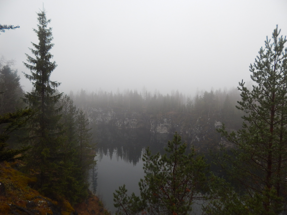 В горном парке "Рускеала"