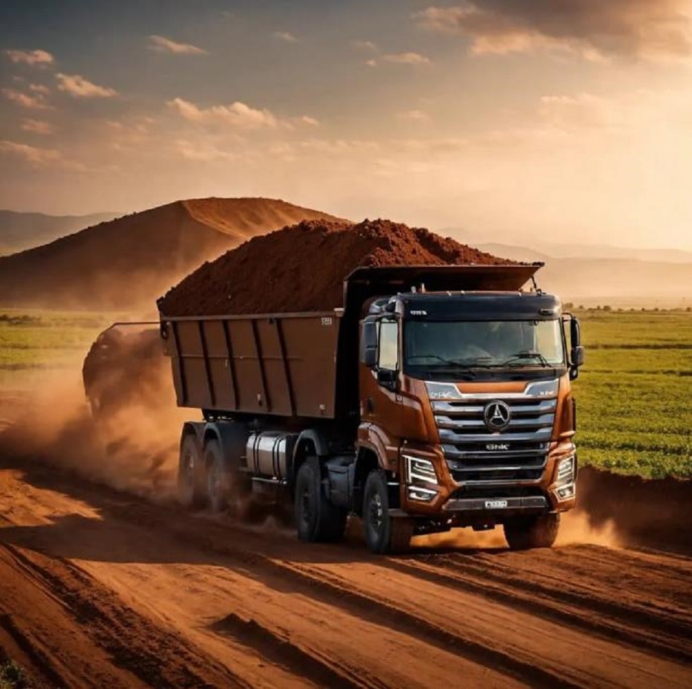 Для доставки грунта используются самосвалы с грузоподъёмностью от 7 м³