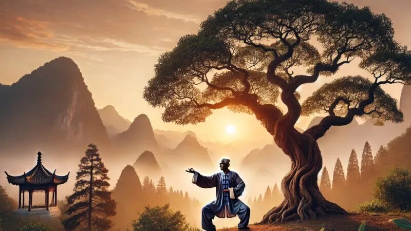 Непостижимая мудрость и сила истинных мастеров боевых искусств открываются только тем, кто заглядывает за пределы того, что на поверхности. (Hermann Rohr via OpenAI)