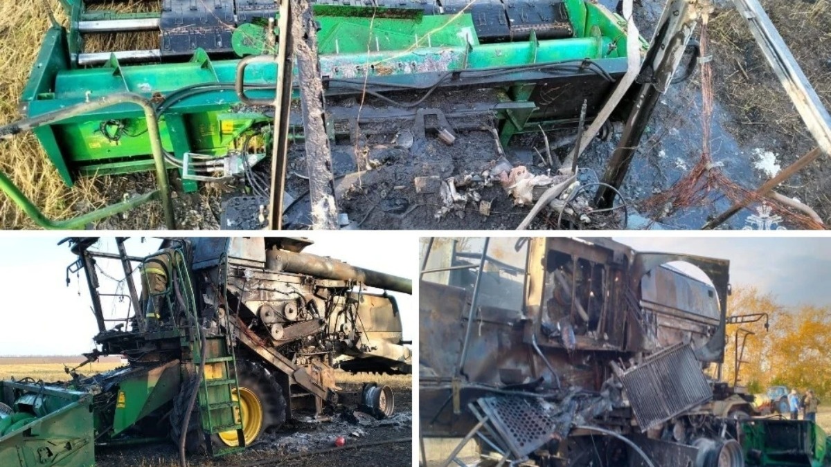 Фото: МЧС Башкирии Комбайн John Deere W540
