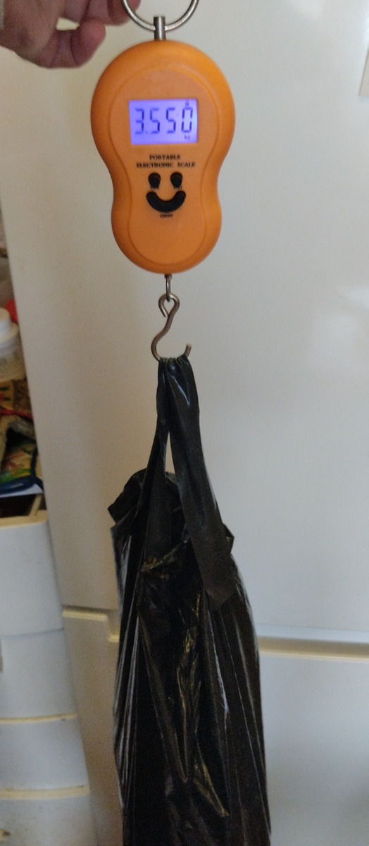 Суммарный вес улова