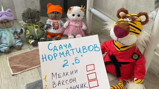 В Школе Басиков сдача нормативов по физкультуре / Семейка Басиков и Мисс Фаина