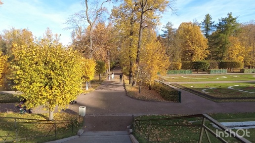 Гуляем по осеннему Петергофскому парку 🍁🍂🐿️