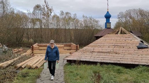 Деревенские будни октября в мордовской глубинке.