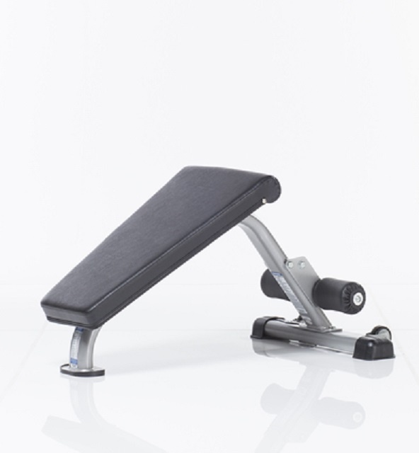 вот такая обратно наклонная скамья без стоек