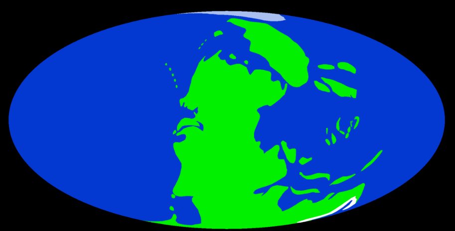 Земля 280 миллионов лет назад.