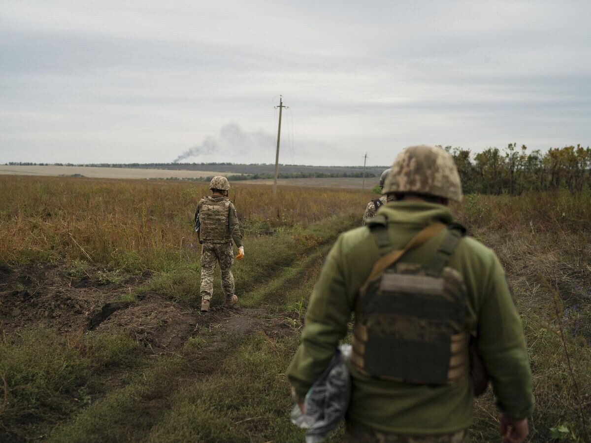    Украинские военные в Харьковской области© AP Photo / Leo Correa