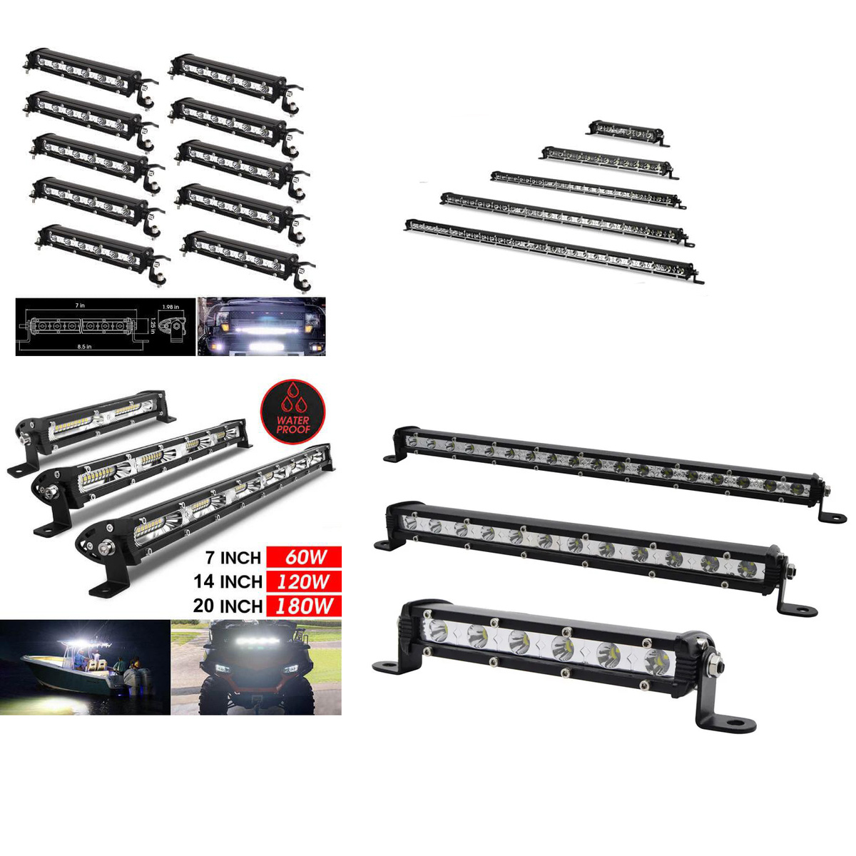 Много люстр для квадроциклов и баги