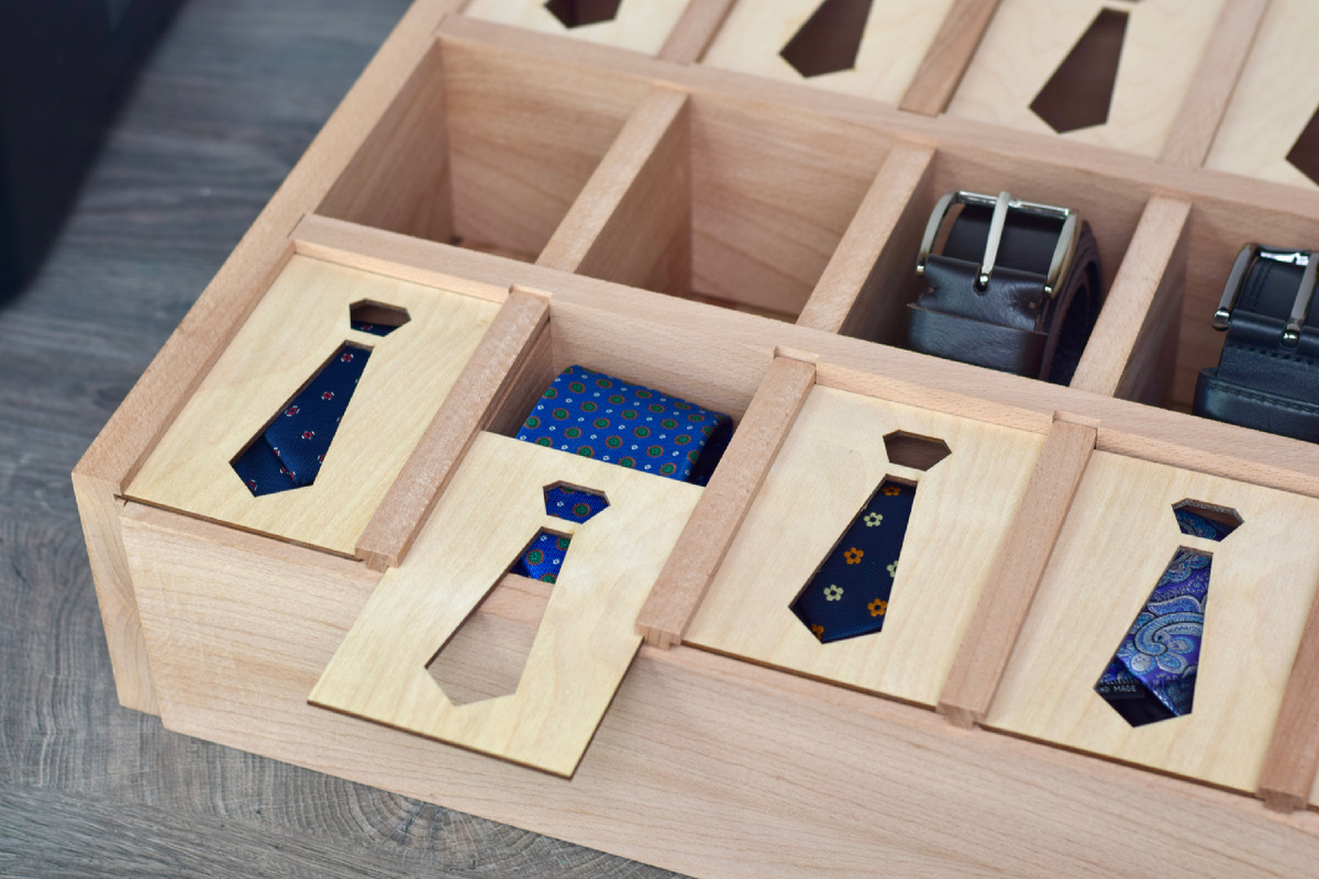 Как хранить галстуки и ремни 