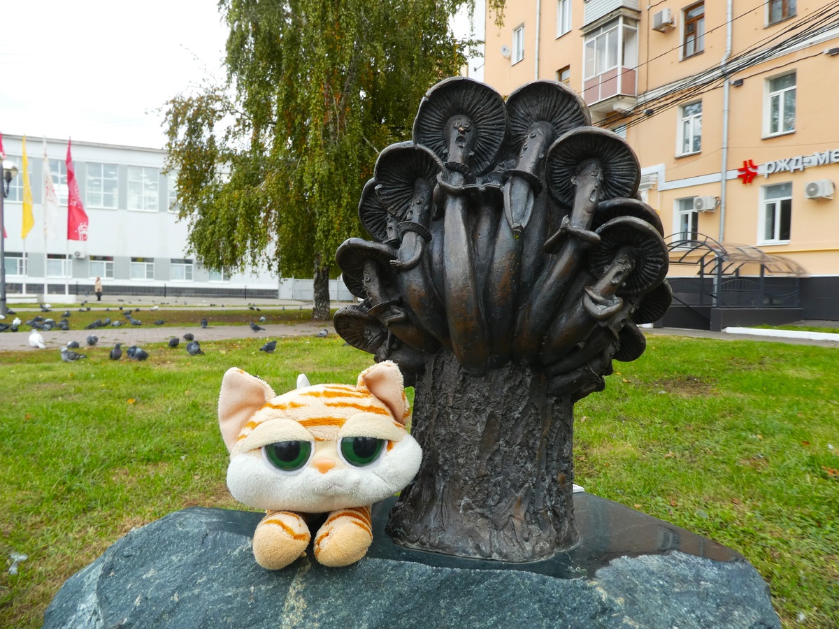 Эти милые то ли маслята, то ли опята символизируют грибной хор))))