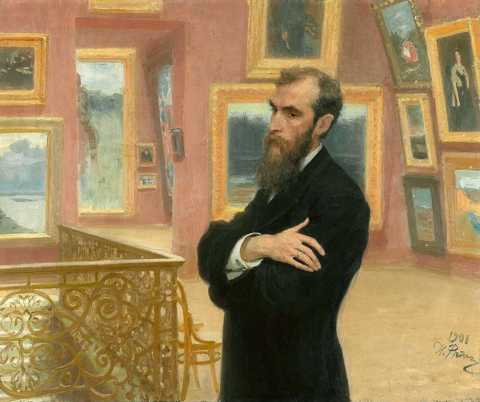 Илья Репин. Портрет П.М. Третьякова. 1901. Третьяковская галерея