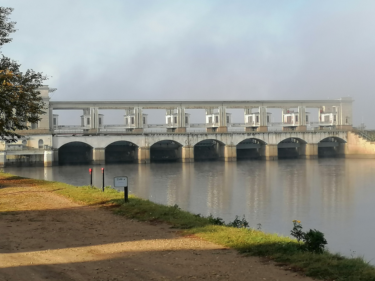 Угличская ГЭС. 6 октября 2024 года.