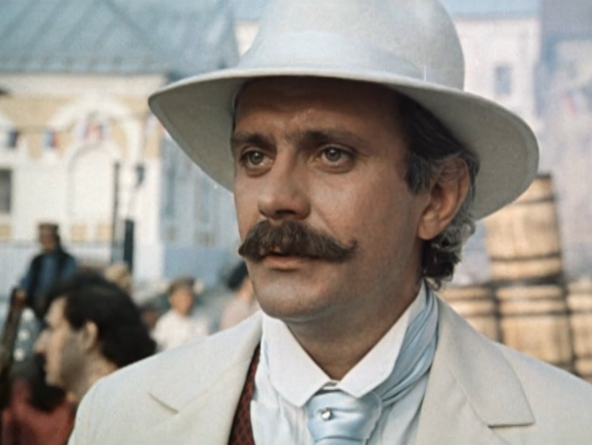 Кадр из кинофильма "Жестокий романс", 1984 г., режиссер и сценарист Эльдар Рязанов, композитор Андрей Петров (скриншот)