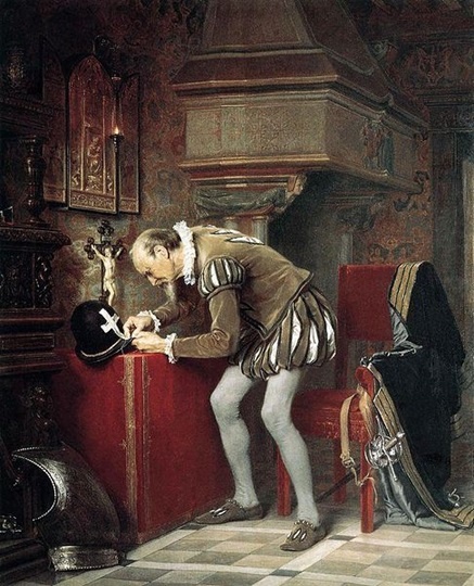 Картина "Накануне Варфоломеевской ночи (Лигист)" кисти Карла Гуна (изображение из открытых источников)