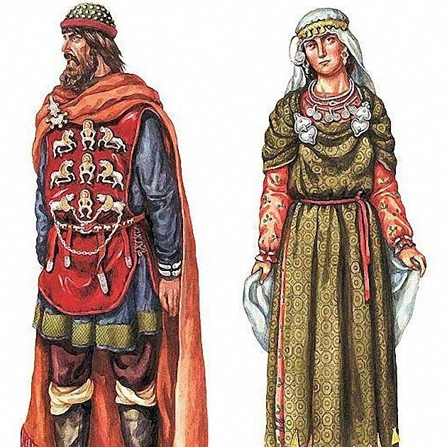 Реконструкция костюма знатных антов