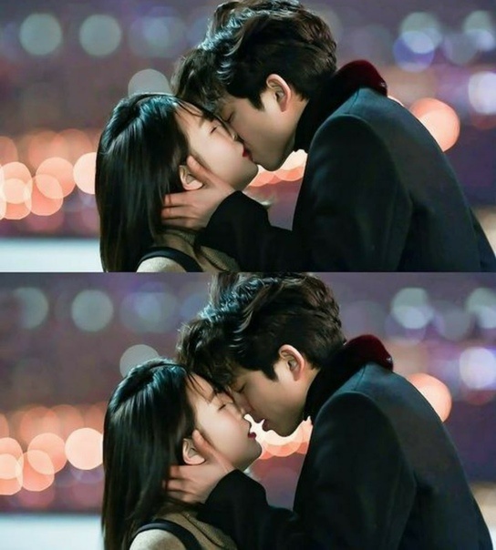 Момент поцелуя главных героев