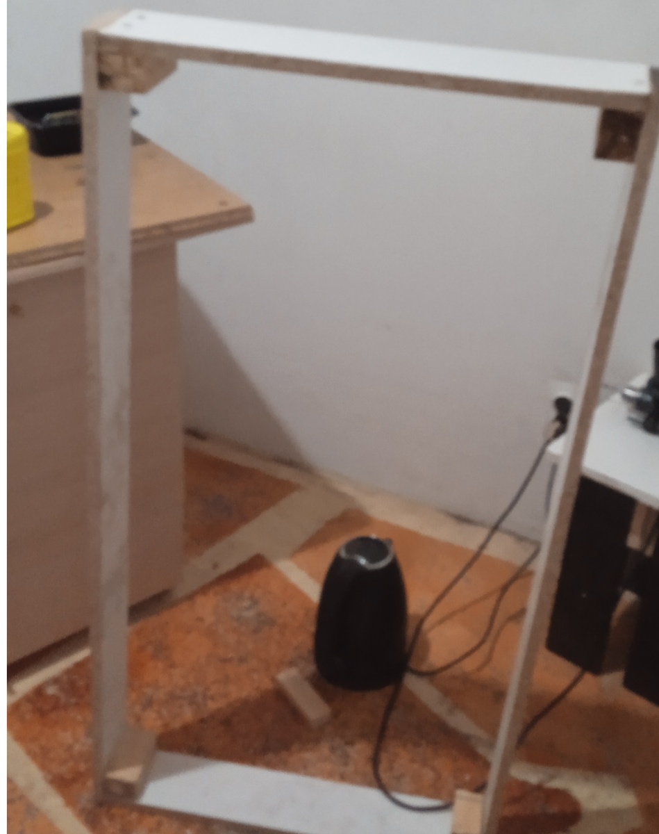 каркас крышки готов.