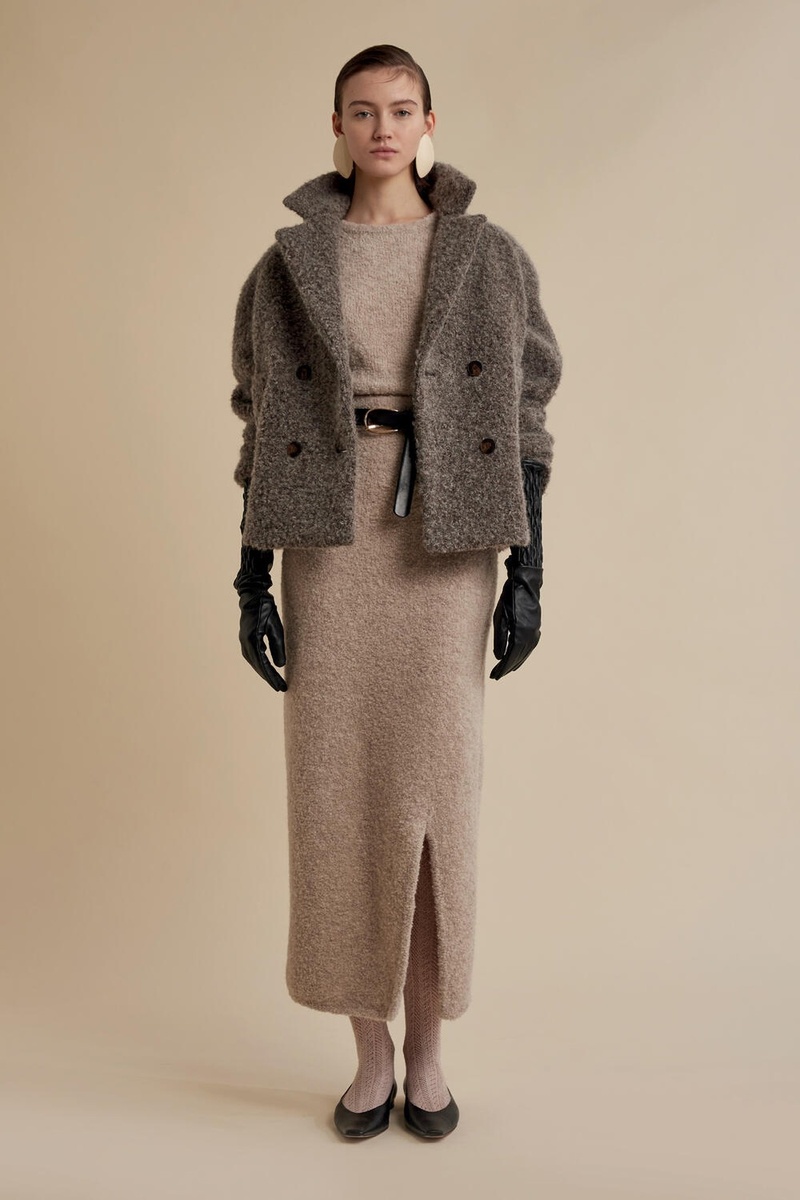 Костюм с юбкой миди. Slowear Fall Winter 2024-2025 