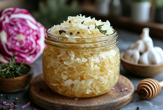    Квашеная капуста в медовом маринаде