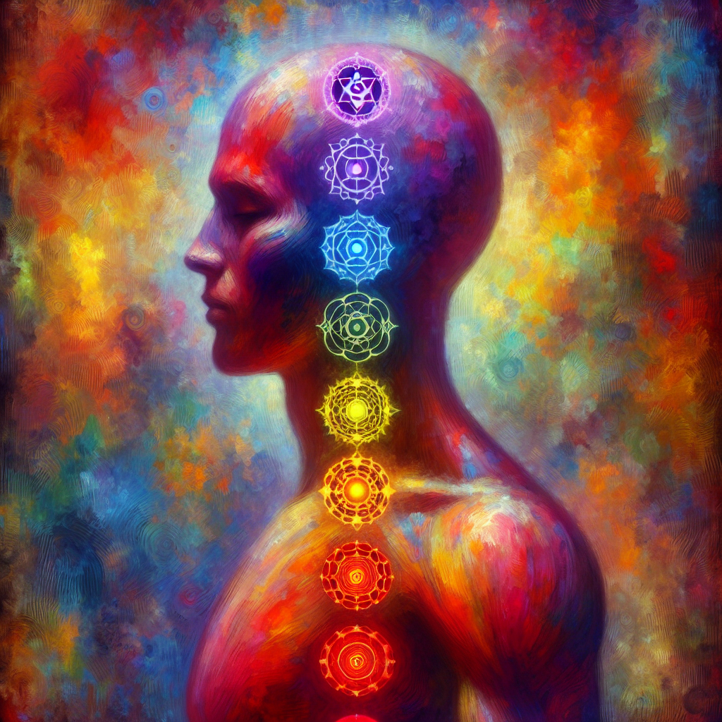 ИИ "Чакры" в стиле творчества художницы Фрида Кало