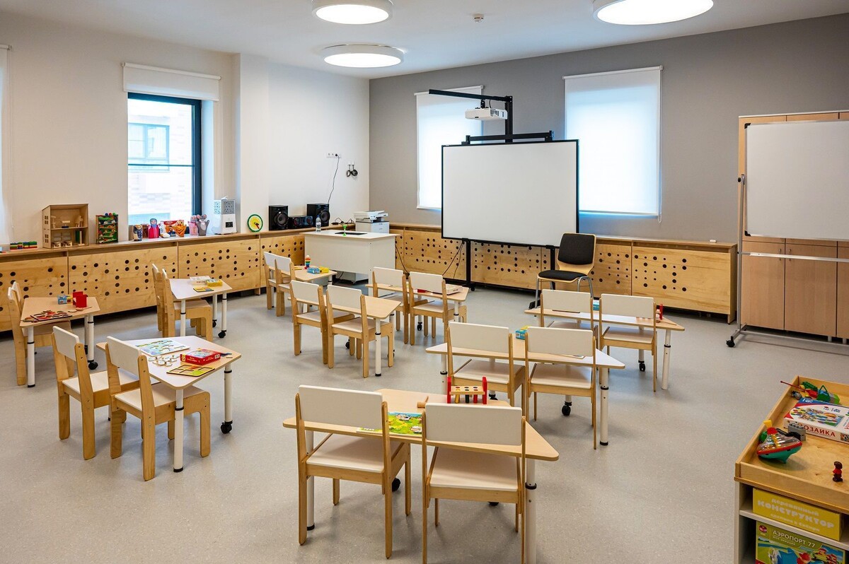     Кабинет дошкольного корпуса. Источник: mos.ru Автор фото: Пресс-служба Мэра и Правительства Москвы