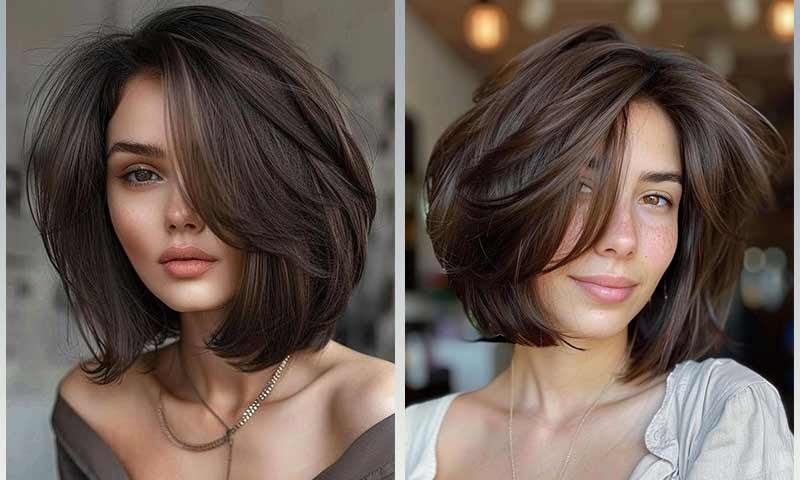 Стрижка многослойный боб