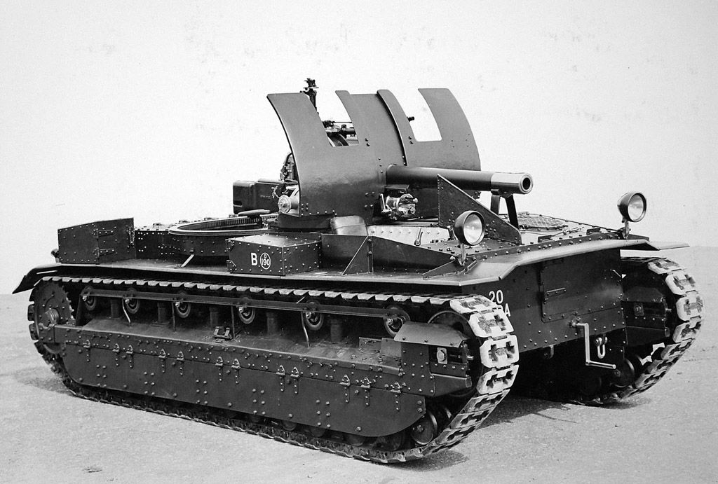 Birch Gun - первая серийная британская самоходная артиллерийская установка. Фотография в свободном доступе.
