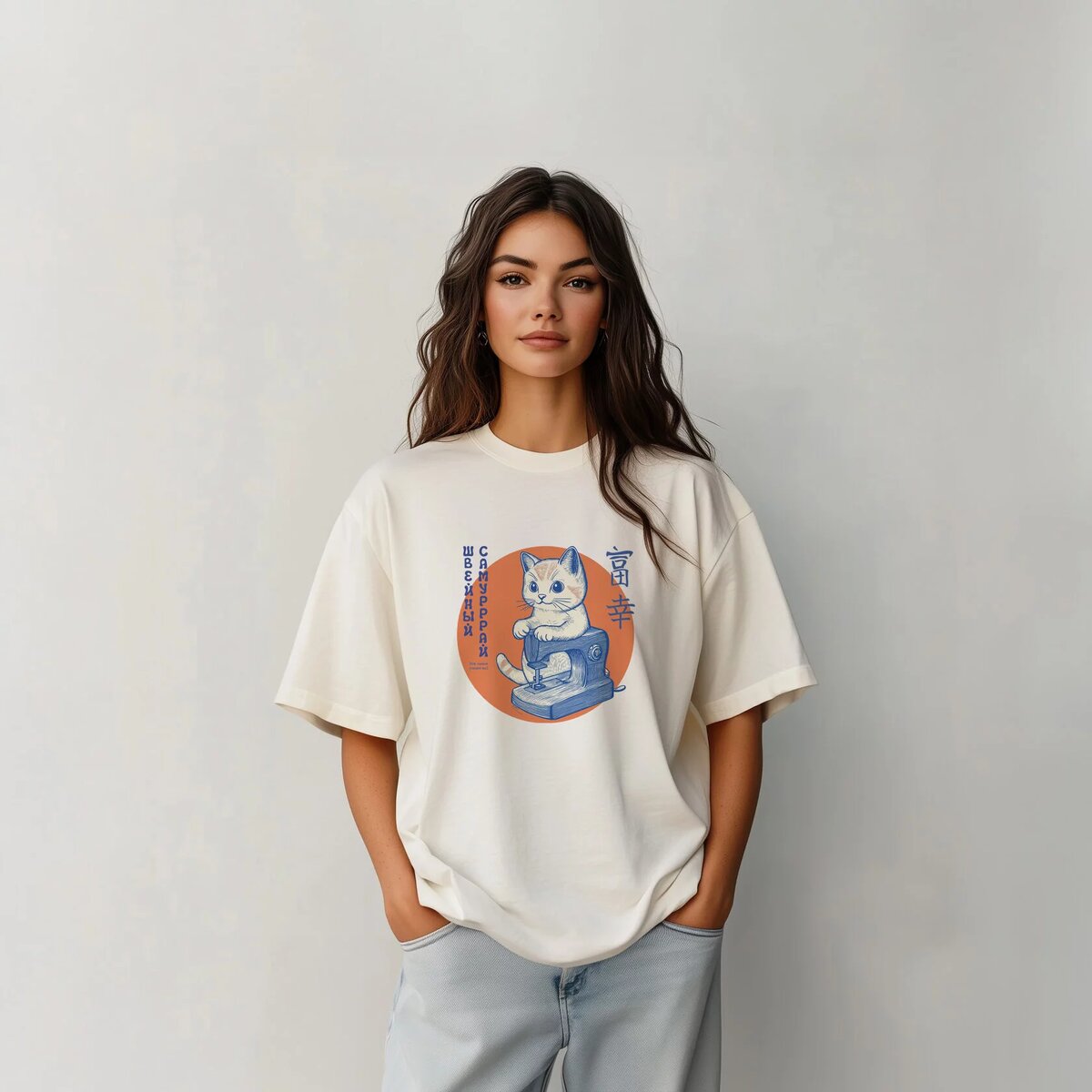 На фото представлен уникальный термотрансфера SEWTRADEIN & AI.