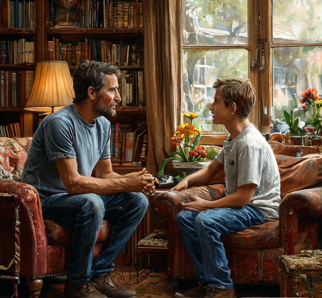 Иллюстрация сгенерирована ИИ по авторскому описанию. 