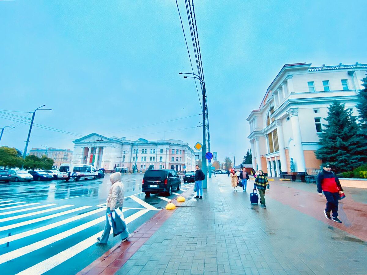 Железнодорожный вокзал в Гомеле