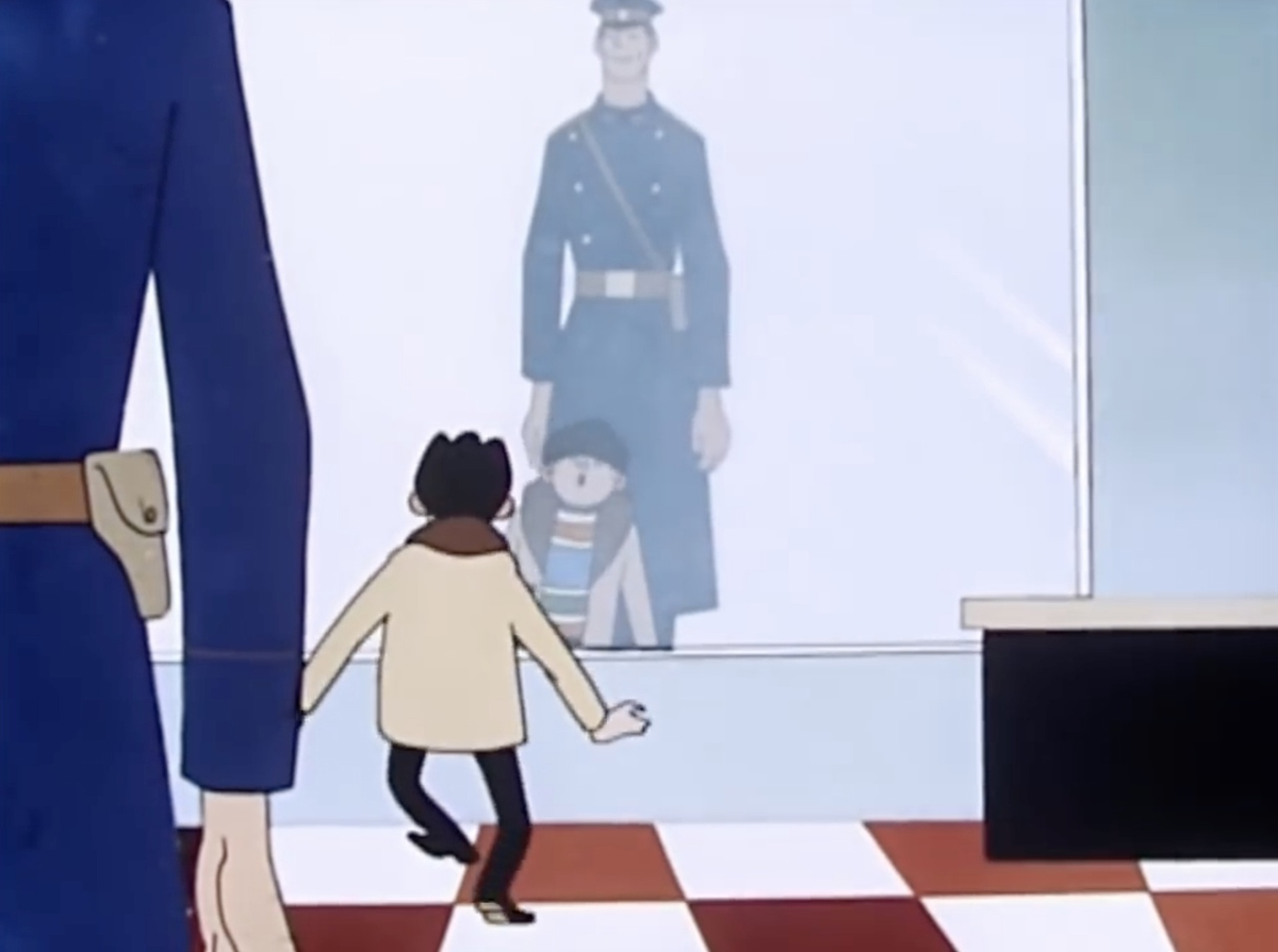 Кадр из советского мультфильма Аксенчука «Дядя Степа – милиционер» 