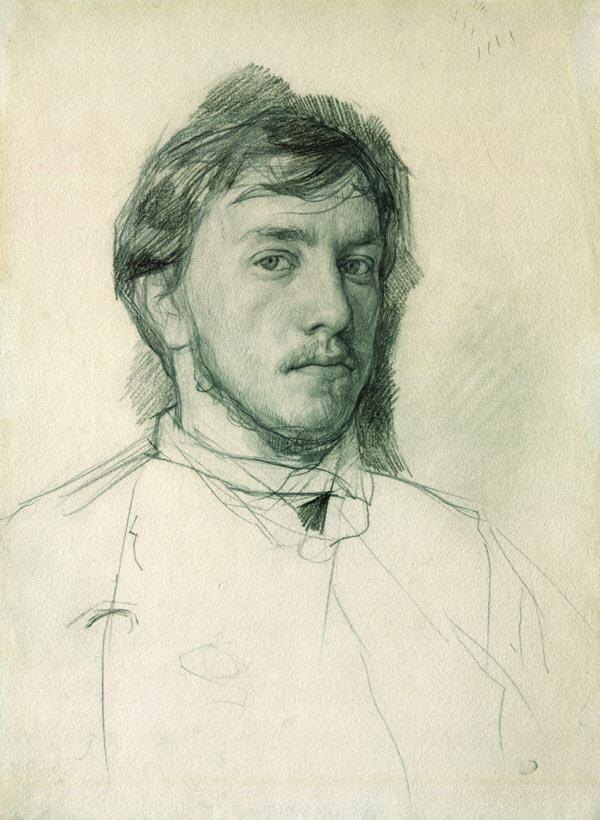 Валентин Серов в 1883 году (автопортрет)